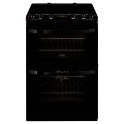 Zanussi ZCI68300BA Induction Hob Electric Cooker, Black